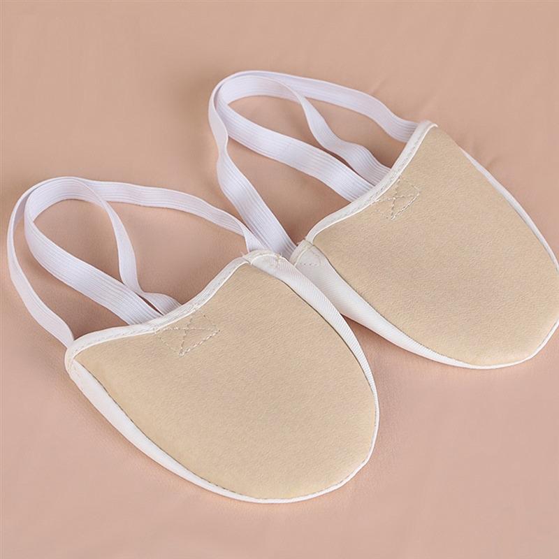 Half Length Rhythmic Gymnastics Equipment Soft Breathable Socks Knitted Sole Shoes Art Gym Child Adult Dancing Pads Insoles
