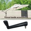 Yousheng Universal Kurbelgriff für Terrassenschirm Outdoor Garten Markt Strand Sonnenschirmgriff Ersatz Terrassenschirm Zubehör