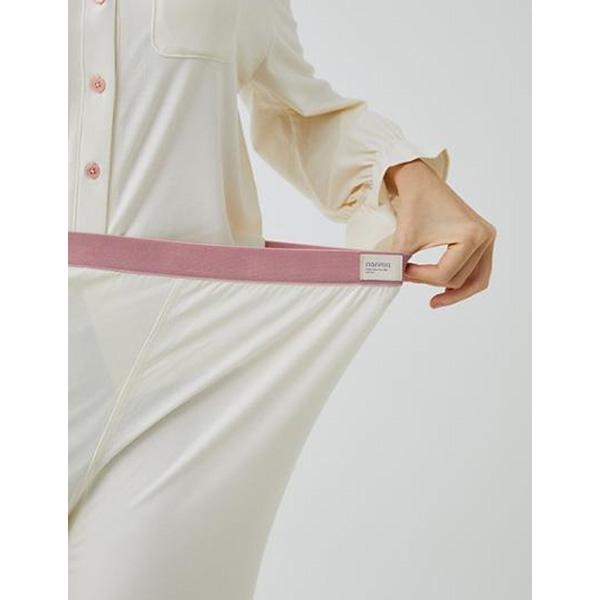 Carried Modal Frill Pajama Set (4 COLORS)