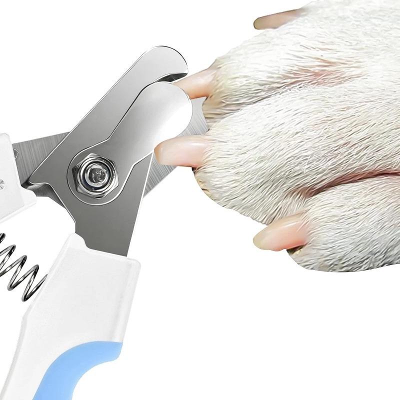 Professional Pet Nail Clippers with Safety Guard To Prevent Overcutting Includes Nail File Sharp Blade for Dogs Cats Grooming