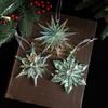 Shiny Christmas Tree Snowflake Pendant Acrylic Elk Xmas Ornament Hangging Party Supplies Christmas Tree Decorations New Year