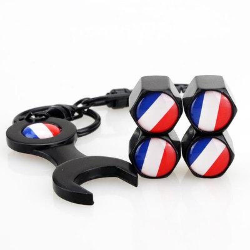 German Flag Car Tire Valve Caps with Logo