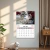 2026 Wall Calendar Jan 2026 - Dec 2026 12 Monthly Planner Wall Hanging Calendar with Funny Dog/Cat Images for School Home Office