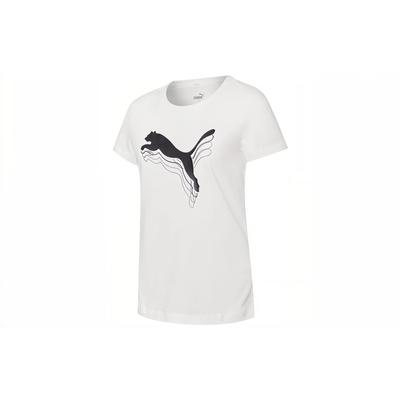 Casual Round Neck Sports T-Shirt Women Tops White 845612-57