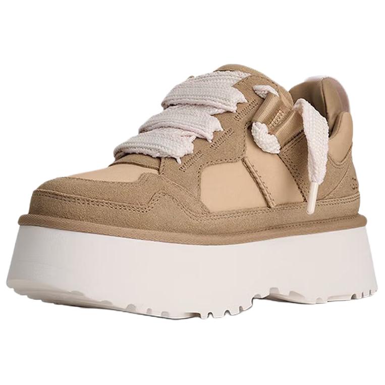 UGG Astromel Merlin Cow Split Leather Low top Casual Shoes Women's Mustard Seed 1171541-MDSD