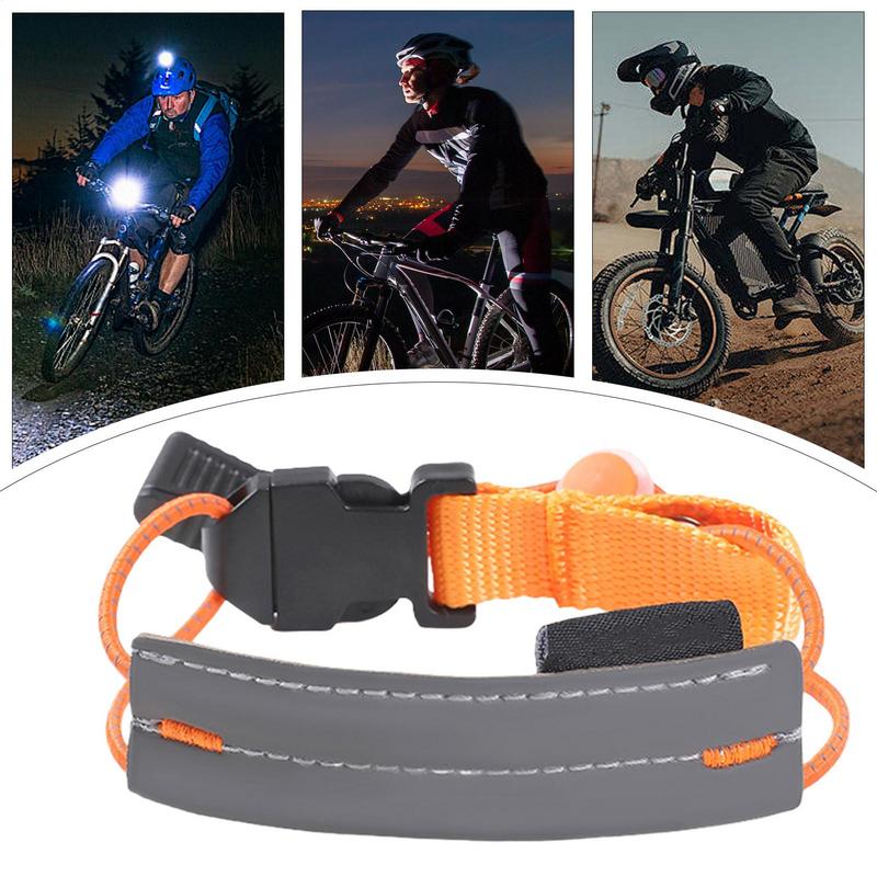 Reflective Strap Leg Band Reflective Tape Straps For Clothing Adjustable Night Walking Accessories For Running Jogging Outdoor
