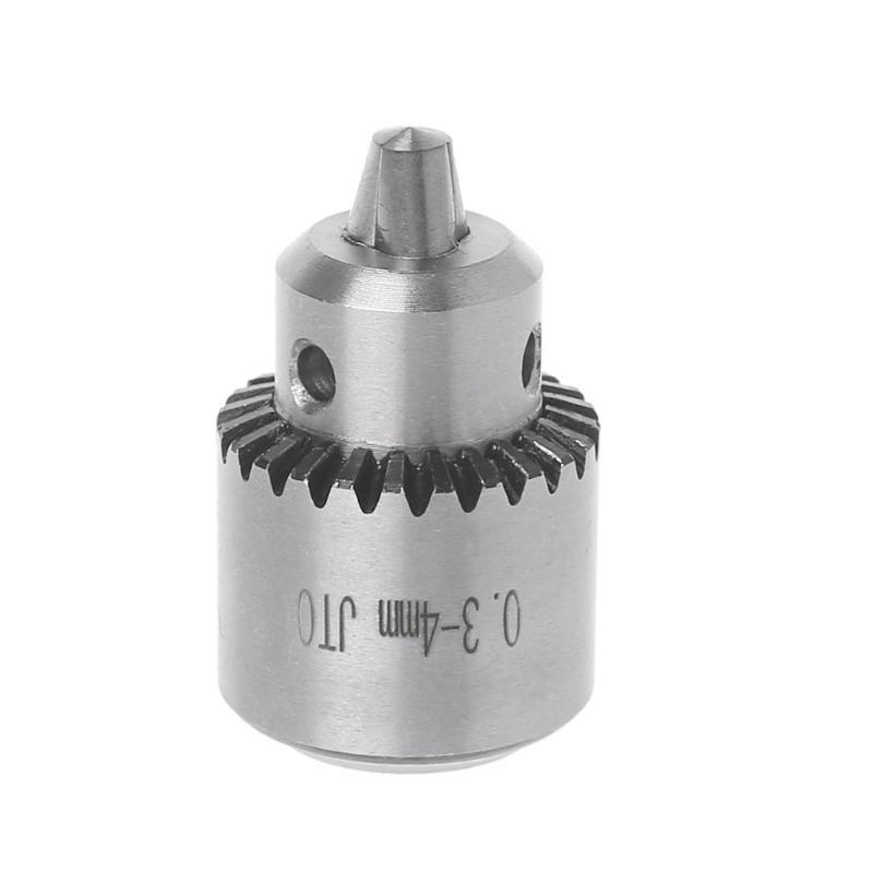 4x Micro Motor Drill Chuck Clamp 0.3-4mm With for Key 3.17mm Shaft Connecting Ro