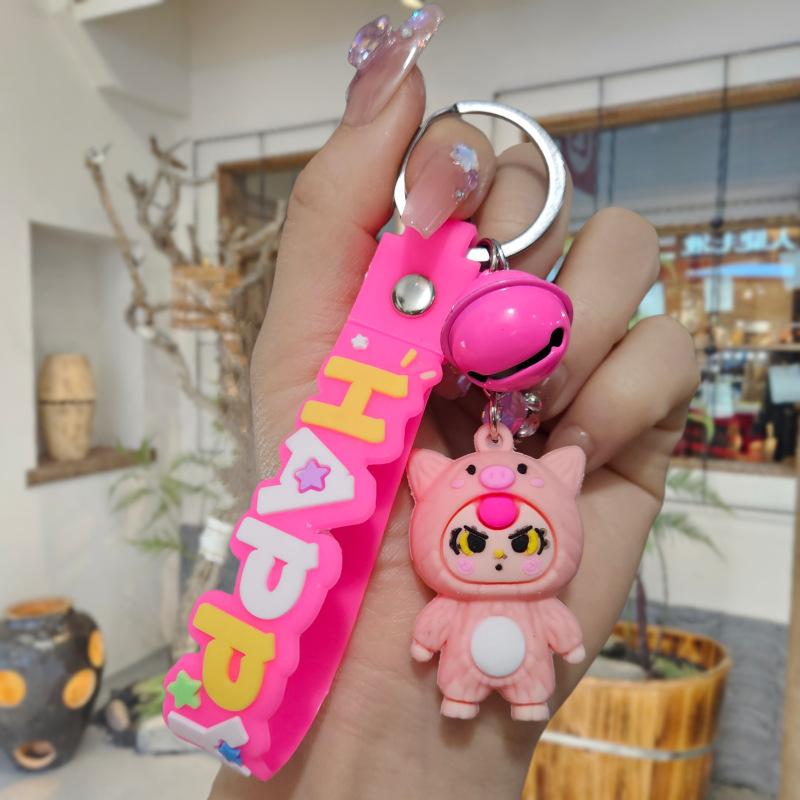 Neuer Cartoon Baby Dreijähriger Schlüsselanhänger Puppenanhänger Internet-Berühmtheit Niedliche Tasche Kleines Geschenk Autoschlüsselanhänger