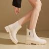 Women's Outdoor Waterproof Short-cylinder Rain Shoes Fashion Versatile Waterproof Ankle Boots Outdoor Anti-slip Rain Boots