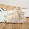Order A Size Up,Exquisite Summer Korean Version of Harajuku Style Student Wild Flat Casual Women's Shoes Mesh Breathable Lazy Single Shoes