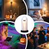 Halloween Ghost Gothic-Style Table Decor Ghost With LED Light Creepy Home Accents Eerie Halloween Decoration For Indoor Outdoor