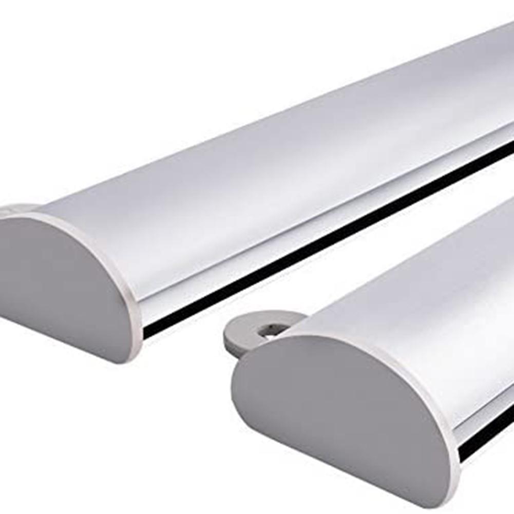 Aluminum Alloy Poster Rails Poster Hanger Set with Two Hanging Axes for Exhibitions