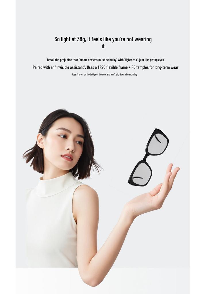 AI Smart Cat Eye Glasses: Bluetooth, Anti-Blue Light, Bestseller