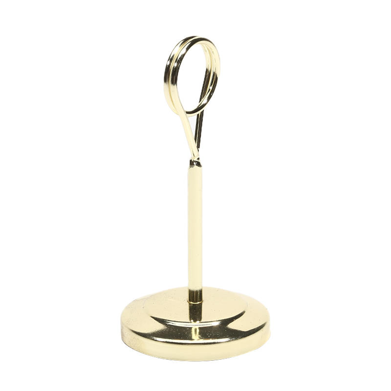 Round Shape Metal Card Holders Table Number Holders Photo Stands Memo Clip Wedding Birthday Party Supplies Note Clamp Stand