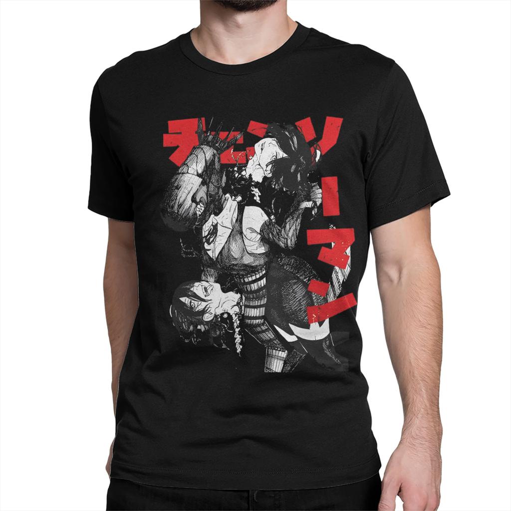 Chainsaw Man Reze Movie for Men Women T Shirts Bombs Devil Funny Tee Shirt Short Sleeve Round Neck TShirt Pure Cotton 6XL Tops