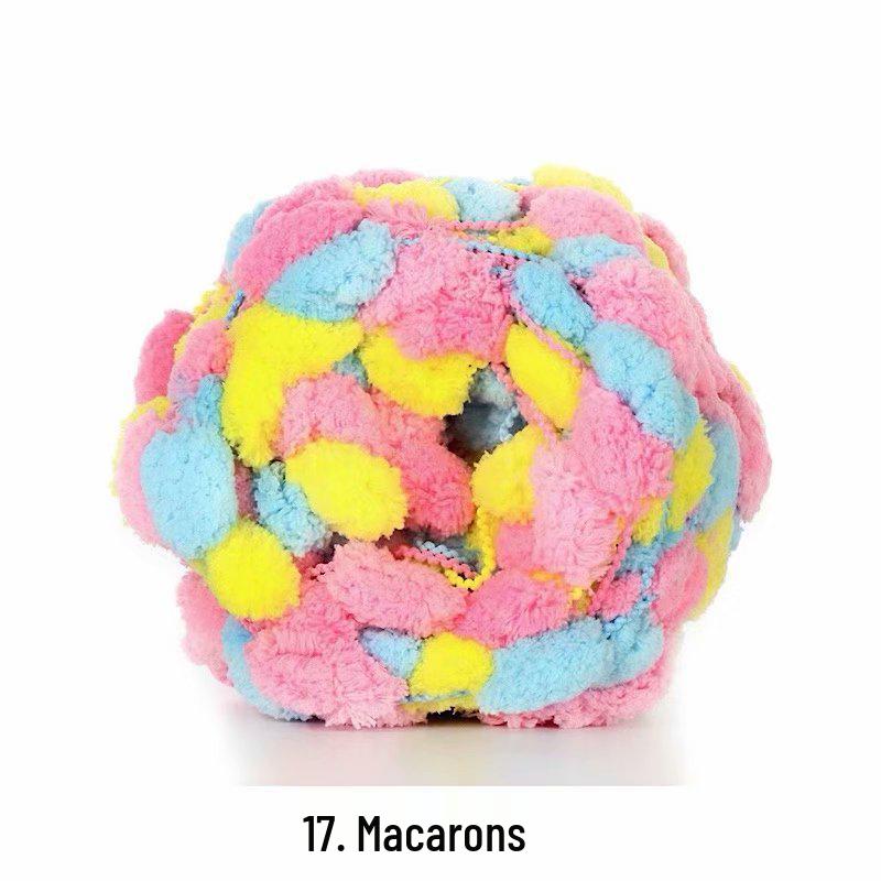 Bean Bean Hand-Knitted Thick Yarn Ball for DIY Projects: Large Ball for Carpets, Cushions, and Woven Blankets