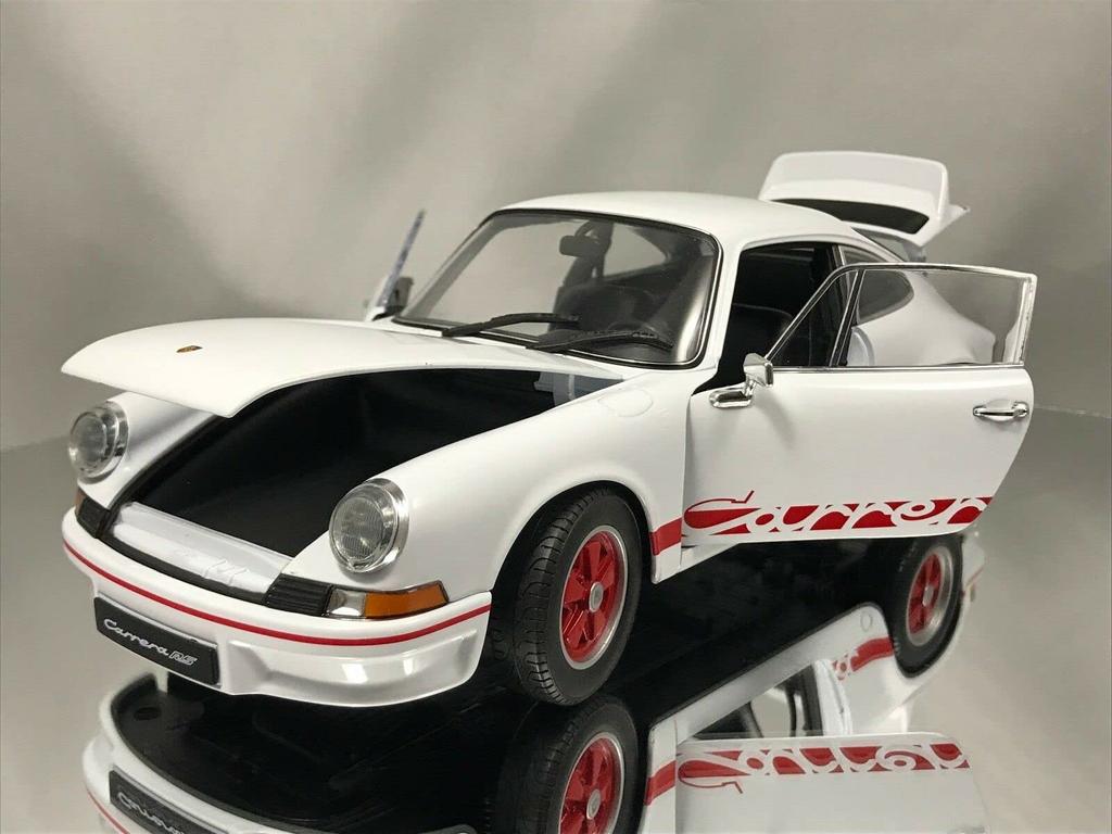 Willy scale Porsche 911 Carrera RS 1973 1/18 2.7 (White/Red)