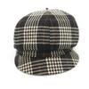 Borsalino Made In Italy Wool Houndstooth Casquette Black Series Women Used