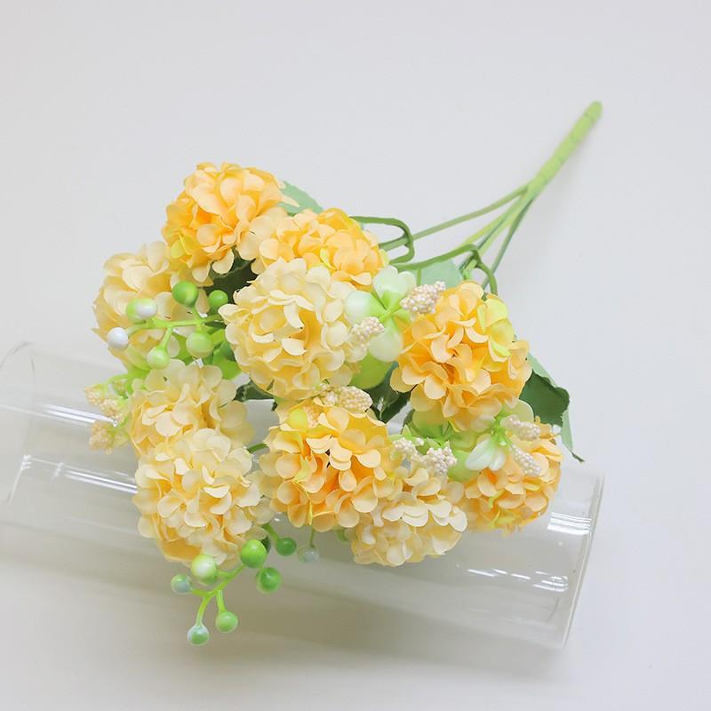 Artificial Hydrangea Silk Flower Bouquet Wedding Decor Photography Prop Home Event Styling