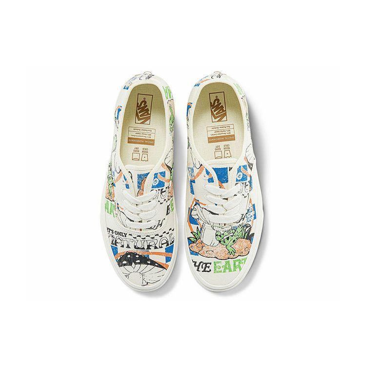 Vans Authentic Series Fun Print Den Země Nízké Skate Boty Unisex teniska Barevná VN0A5KRDARG