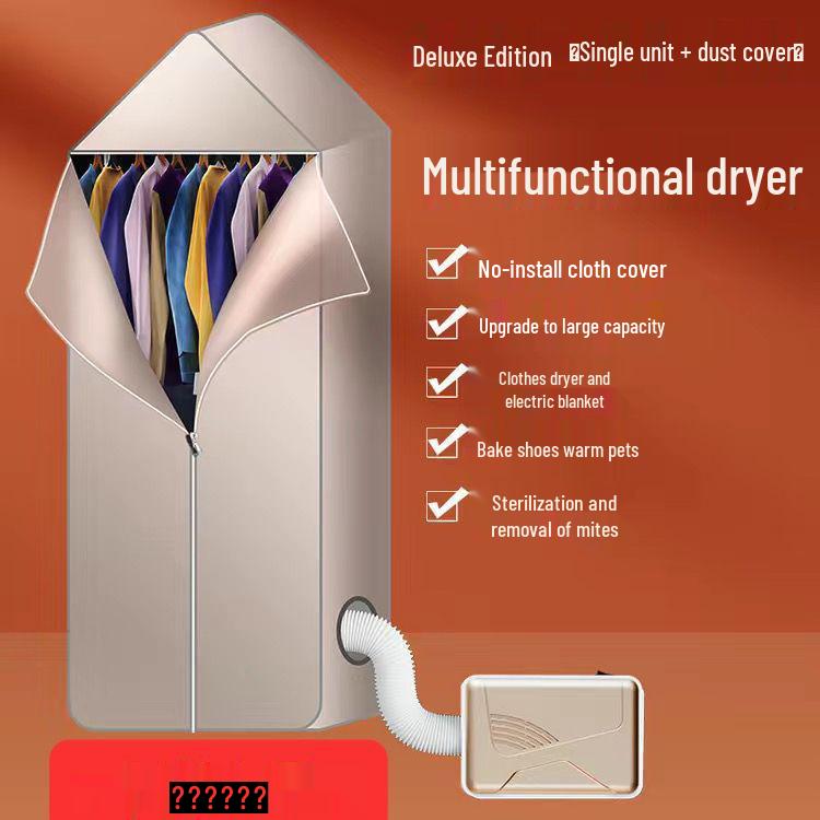 Multifunctional Warm Air Dryer for Shoes, Clothes, and Mite Removal