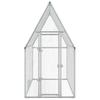 Chicken Coop Silver 200 x 100 x 190 cm Galvanized Steel