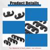 B4B BANG 4 BUCK 12 Pcs Spark Plug Wires Separator Divider Kit Ignition Wire Separators Holder Black Wire Loom