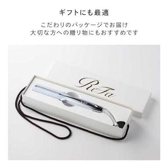 ReFa STRAIGHT IRON PRO (White) Hair Arrangement Guidebook Shopper Included