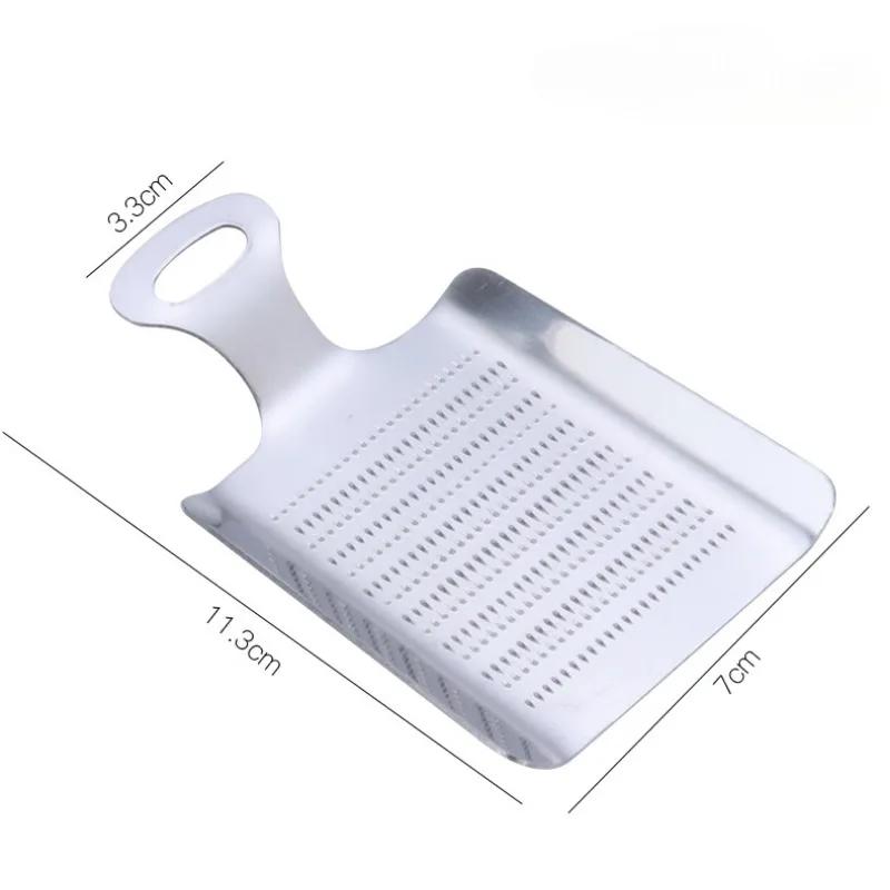 1pcs Ginger Garlic Wasabi Grater Crusher Press Device Chopper Cutter S Peeler Kitchen Tools Stainless Steel Kitchen Items