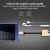 Cablu adaptor încărcător audio pentru căști AUX Jack 3,5 mm la USB Tip-C 2 în 1