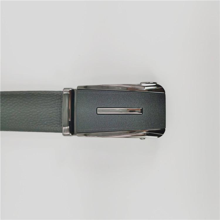 Genuine Italian Cowhide Leather Belt with High-End Buckle, Versatile for Commuting. 135 cm