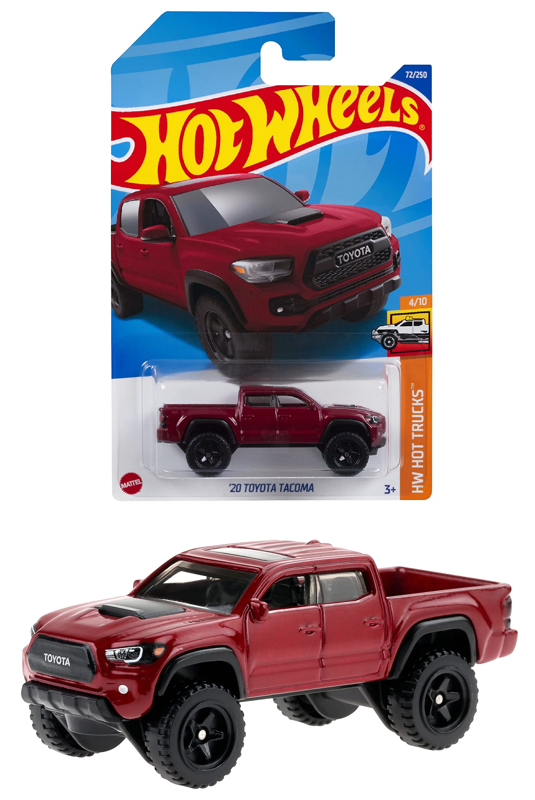 

Hot Wheels Basic Car Toyota Tacoma, 20 лет, HHF22 [3 ~] красный