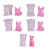 Silicone Soap Molds Candle Mould Silicone Crafts Moulds 3D French Bulldog Shaped