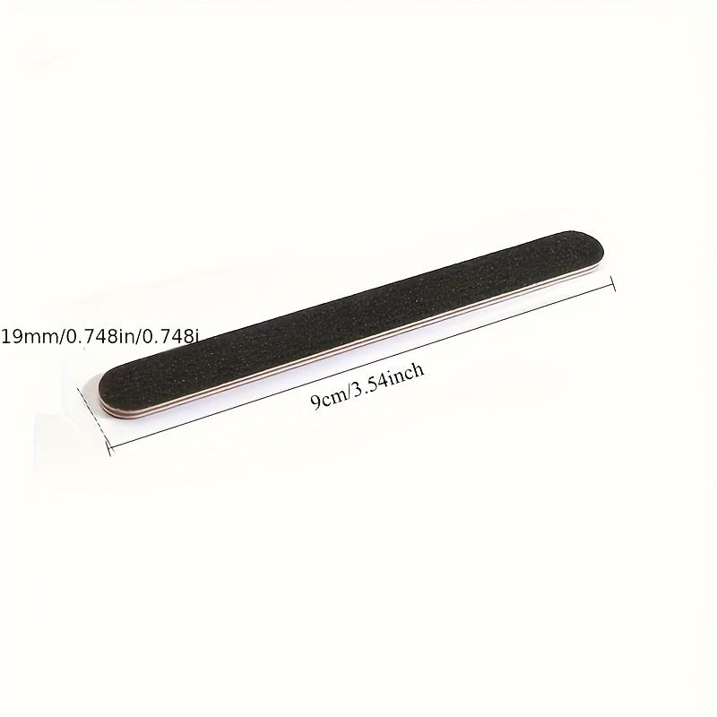 5/10pcs Professional Double-Sided Nail File Set Featuring 100/180 Grit Black Sanding Boards for Nail Care And Filing