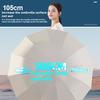 UPF50+ Windproof Umbrella Women/Men Auto UV Protection Parasol - Heavy Duty Compact Travel Business Wind-Resistant Sun Umbrellas