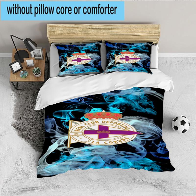 3PCS Deportivo Football Bedding set,Ideal for1pc Duvet Cover And 2pcs Pillowcases Perfect for Christmas gift,Ideal for Bedroom, Dormitory