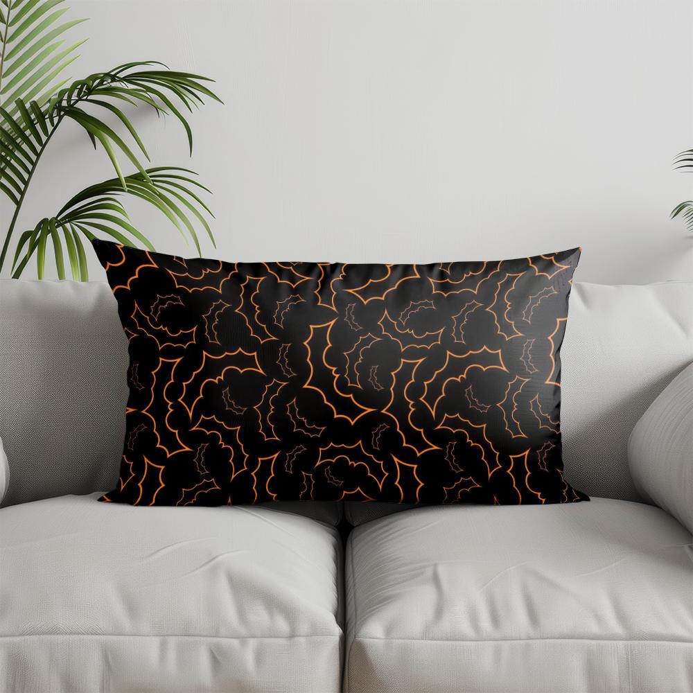 

Home Decor Autumn-themed Coffee & Pastry Pillow Suitable For Sofa Bedroom Car Pillow Cover Cushion Rectangular Back Cushion 30x50cm