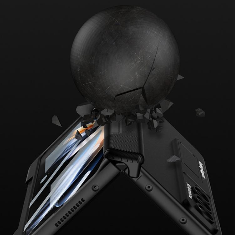 For Samsung Galaxy Z Fold4 GKK Integrated Magnetic Folding Phone Case with Pen Slot