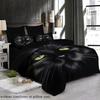 Comforter Cartoon Black Cat Pupil 3D Printed Bedding Set Cute Animal Style Luxury Soft Comfortable Home Polyester