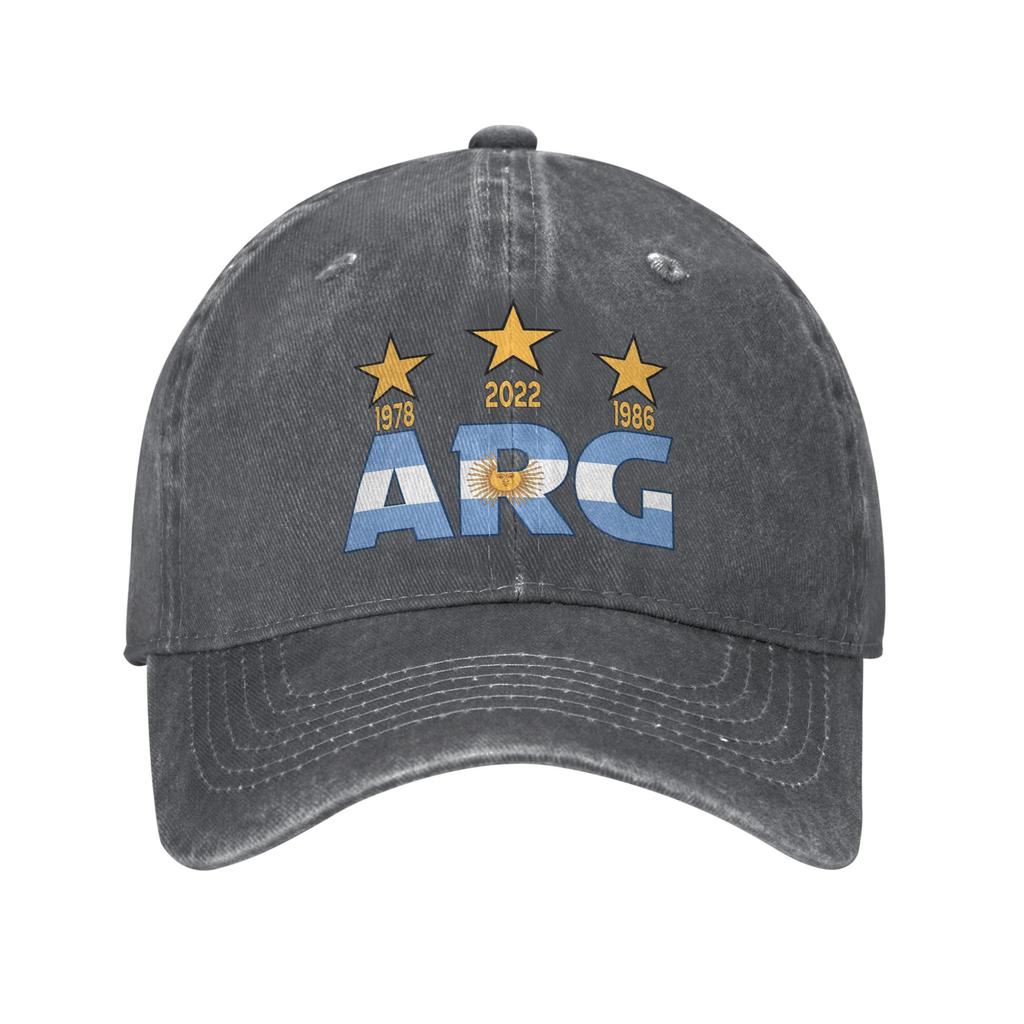 Classic Argentina Flag Baseball Cap Unstructured Unisex Women Soccer Fan Distressed Washed Snapback Outdoor Gift Hat