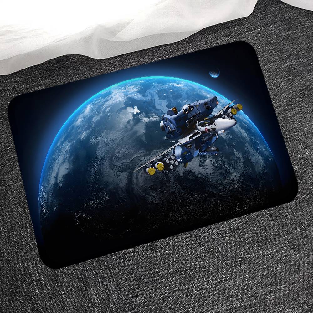 Anime R-Robotech Floor Mat INS Style Soft Bedroom Floor House Laundry Room Mat Anti-skid Household Carpets