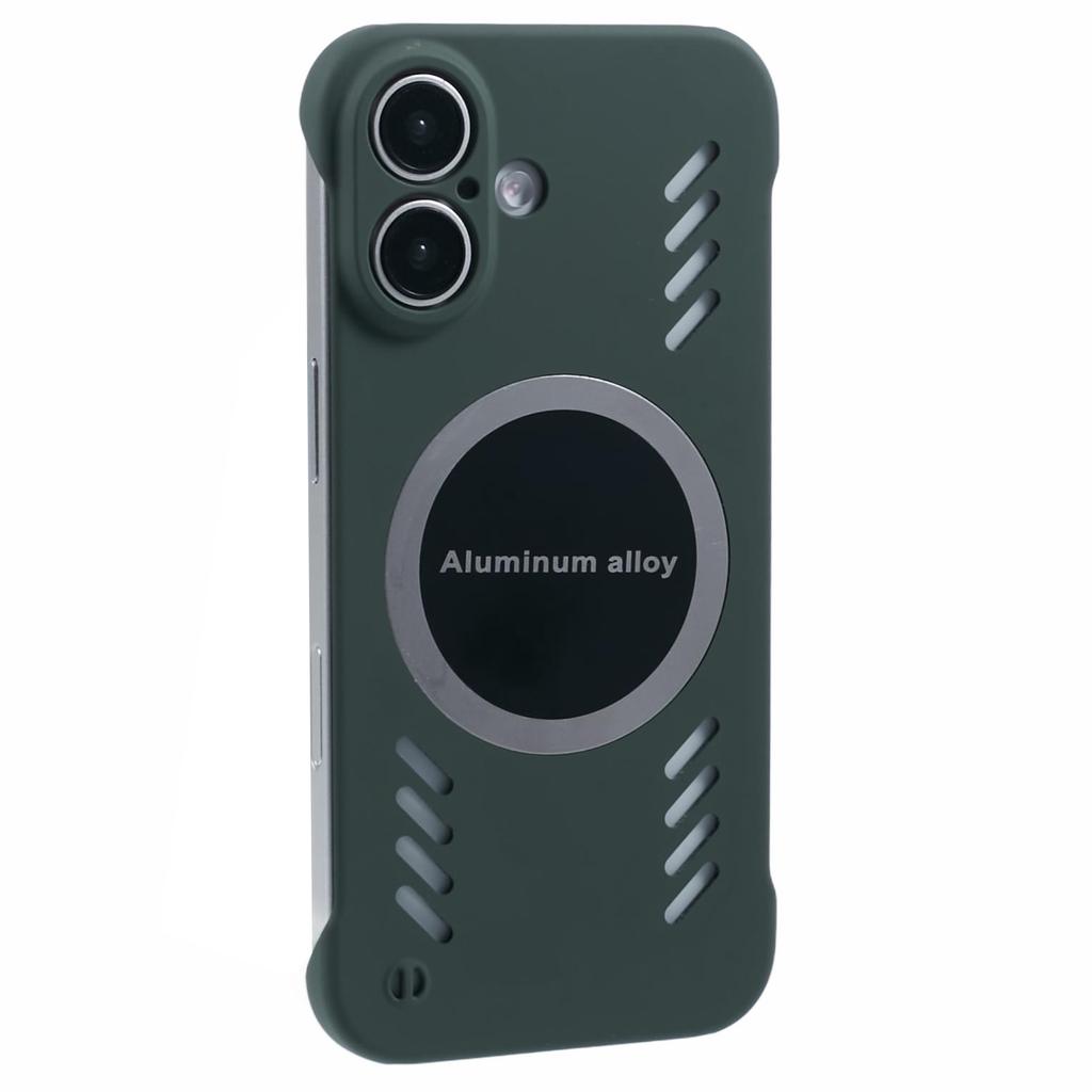 Für iPhone 16 Plus Hülle Hart PC Rahmenlos Wärmeableitung Handyhülle