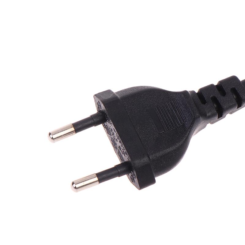 4.0Mm Cee7/16 Eu 2 Prong Male To Female Dual Output 2 Ways Outlet Extension Cord European M/F Power Splitter Cable