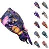 Women's Halloween Printed Ponytail for Work Shower Hair Wrap