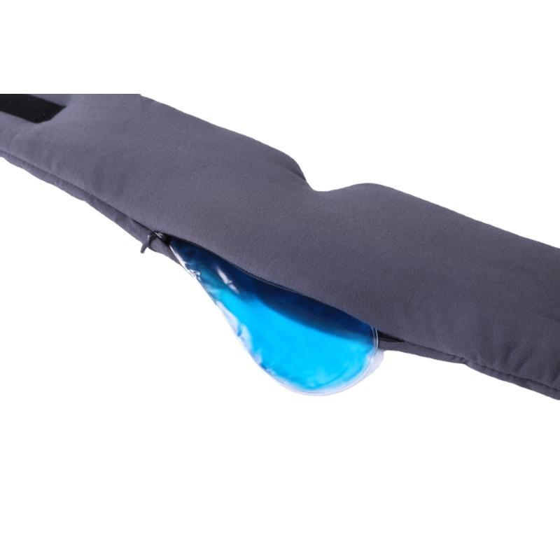 Modalna Bawełna Długa Maska do Spania na Oczy Modele z Woreczkiem Lodowym Przerwa na Lunch Zaciemniająca Sen w Samolocie Podróż Oddychająca Maska na Oczy Męska i Damska