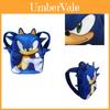 Školní batoh Sonic The Hedgehog 3D tištěný pro děti Barevné umělecké dílo Perfektní pro fanoušky videoher!