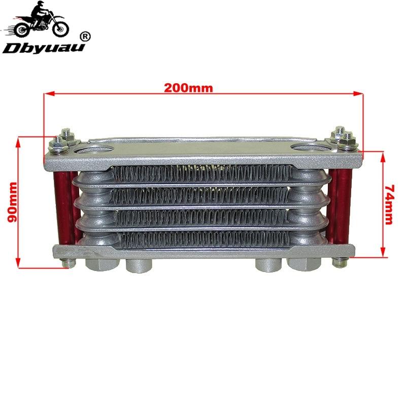Dbyuau Red Blue Radiator Oil Cooler For 125cc 140cc 150cc 160cc Pit Dirt Monkey Bike