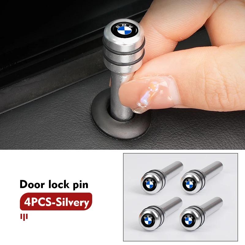 QMBR7 80% New 2/4pcs Car Alloy Door Lock Pin Security Insurance Accessories For BMW E87 E70 E91 E30 G20 E92 E93 E60 E46 E90 G30 E53 X