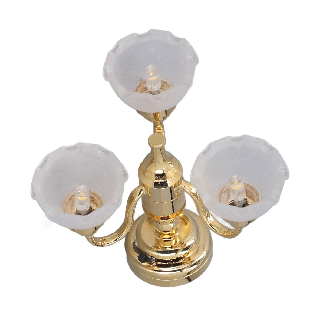 1:12 Dollhouse Chandelier, Dollhouse Decoration, Dollhouse Ceiling Lamp