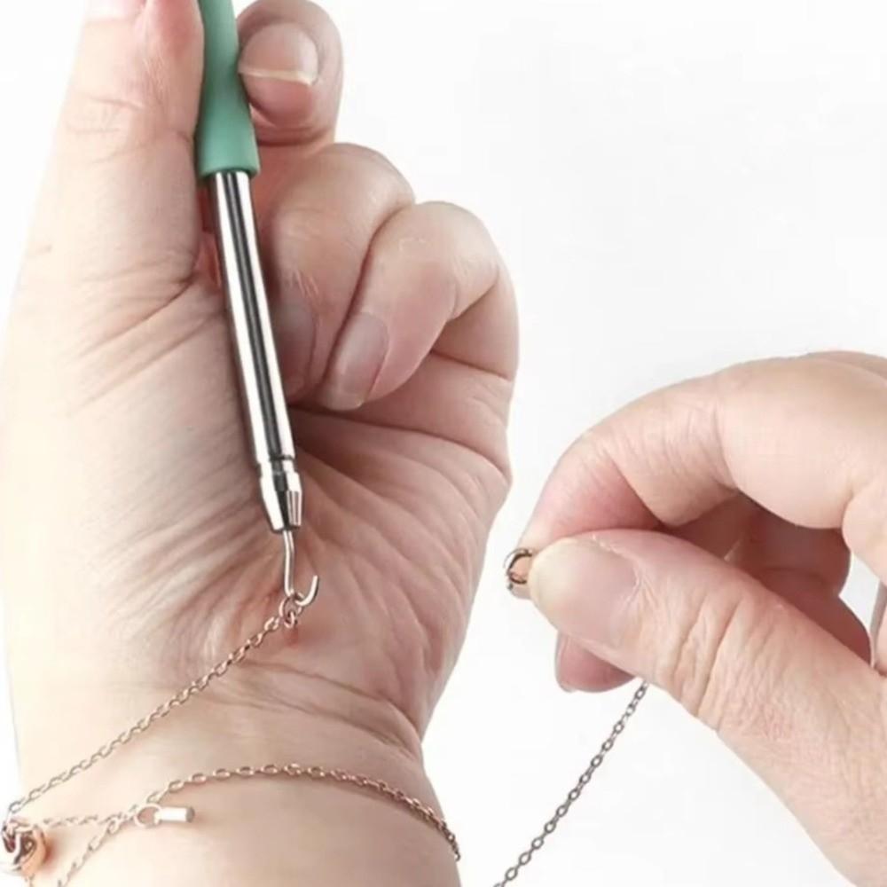 Stainless Help Wear Bracelet Tool Retractable Bracelet Fastener Helper Watch Strap Helper